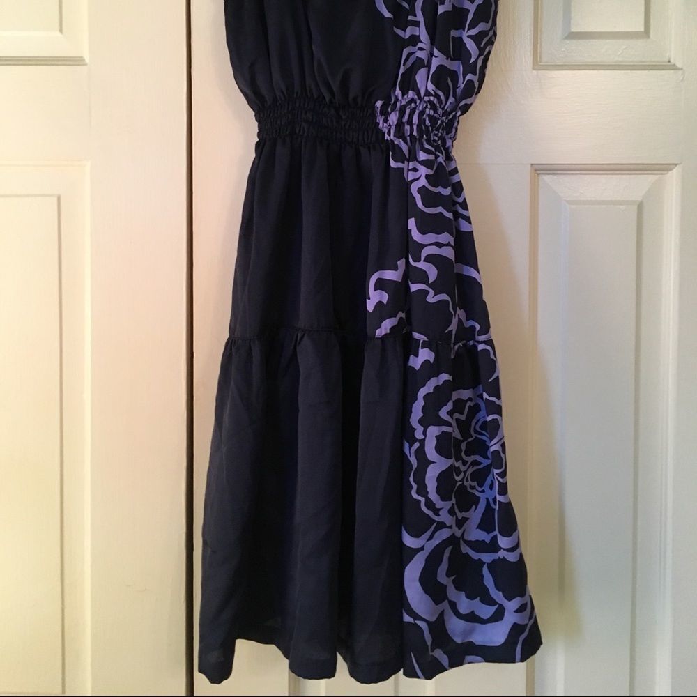 213 Sexy Black and Purple Dress - Picture 5 of 6